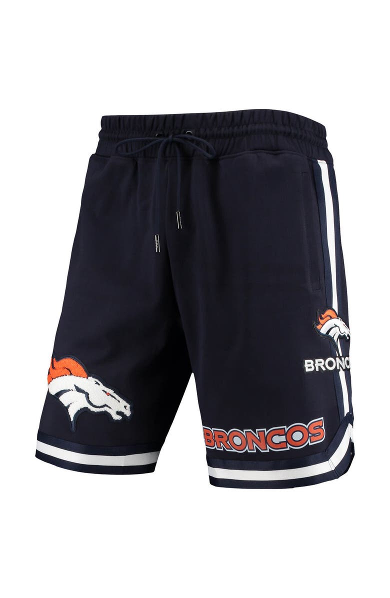 PRO STANDARD Men's Pro Standard Navy Denver Broncos Core Shorts, Alternate, color,