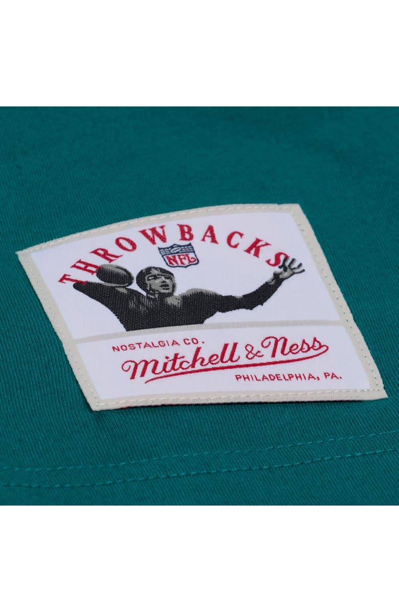 Mitchell & Ness Men's Mitchell & Ness  Aqua/Orange Miami Dolphins Head Coach Tank Top, Alternate, color, Aqua