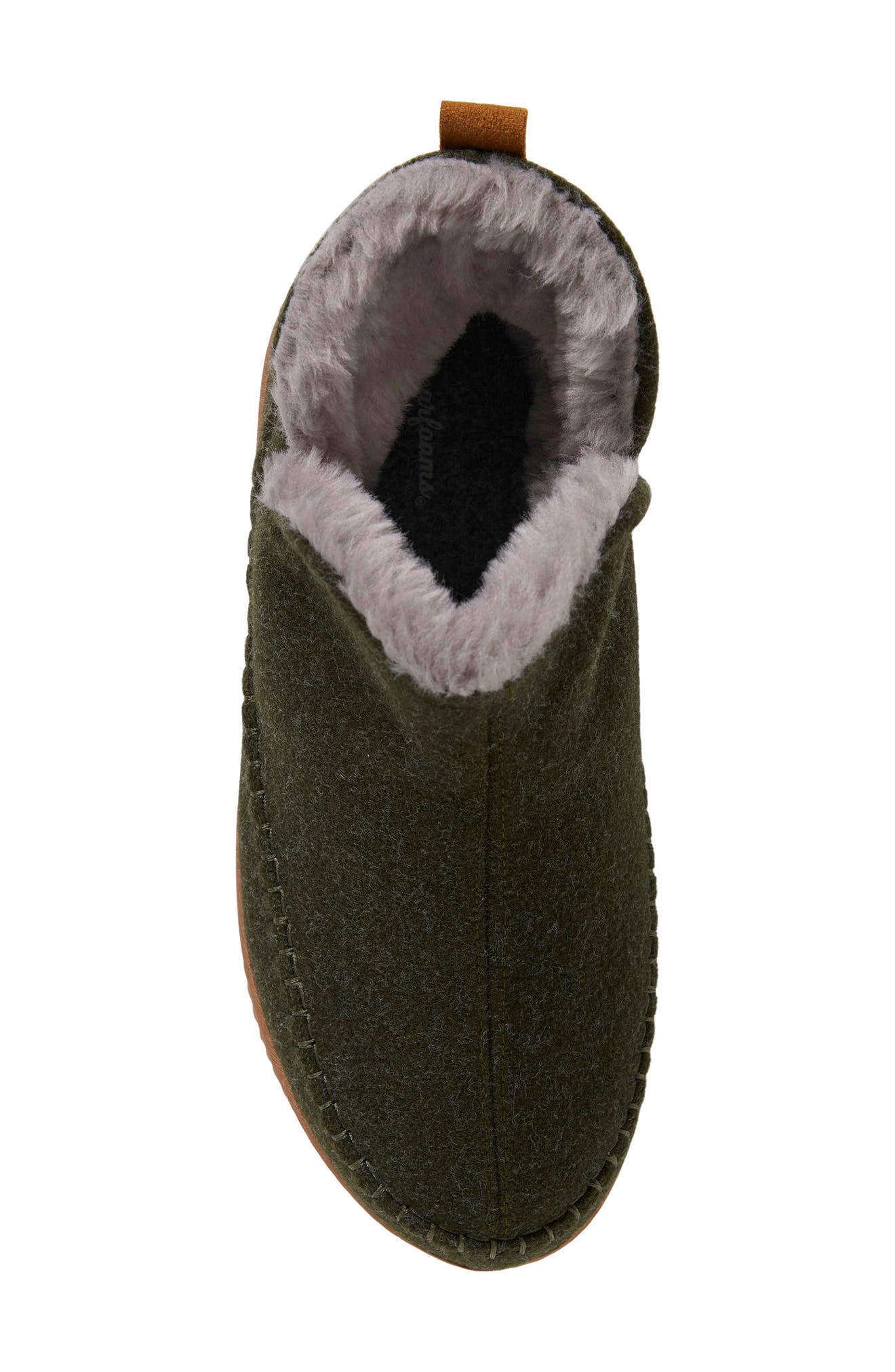 Brixen Bootie Slipper, Alternate, color, LODEN