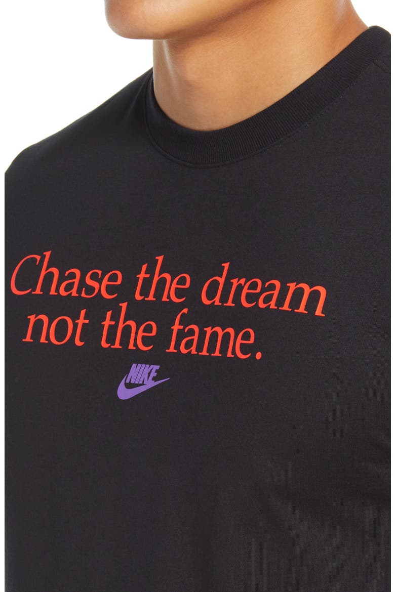 Chase the Dream Graphic Tee, Alternate, color, BLACK