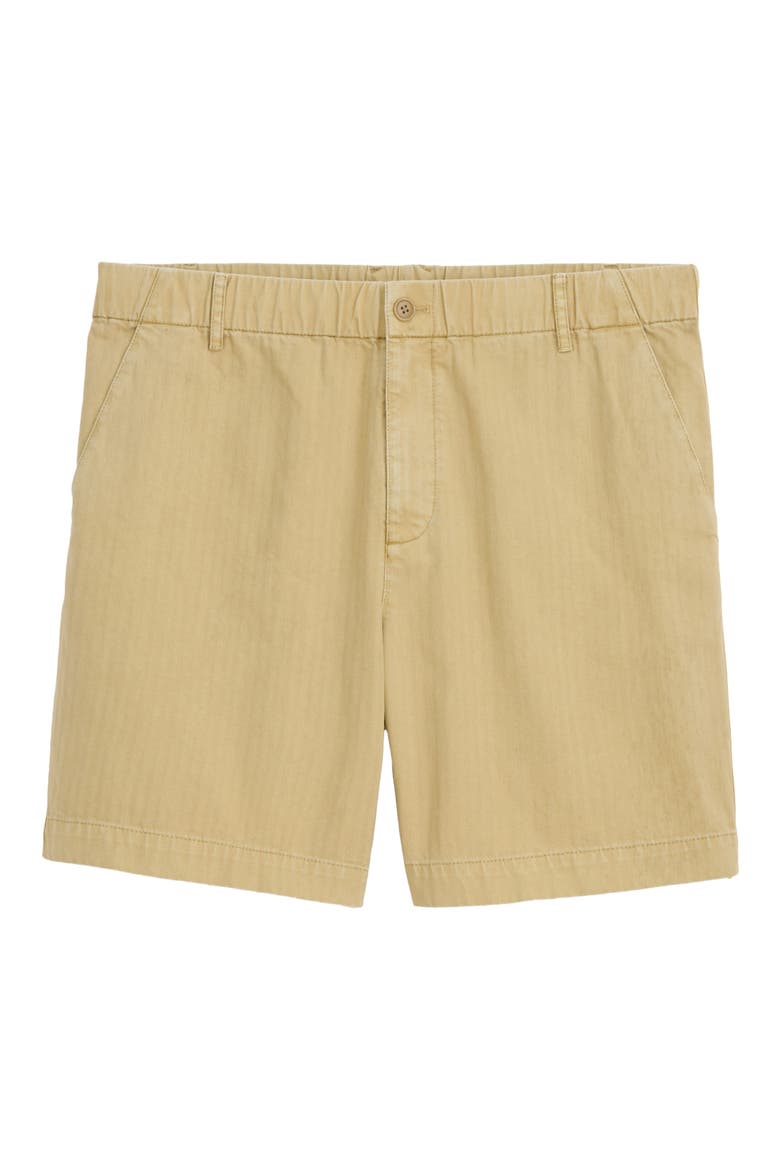 Pull-On Cotton Shorts, Alternate, color, BEESWAX