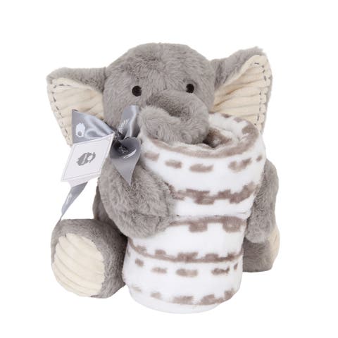 Blanket & Plush Luxury Newborn Baby Gift Set - Elephant