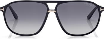 Bruce 61mm Polarized Navigator Sunglasses
