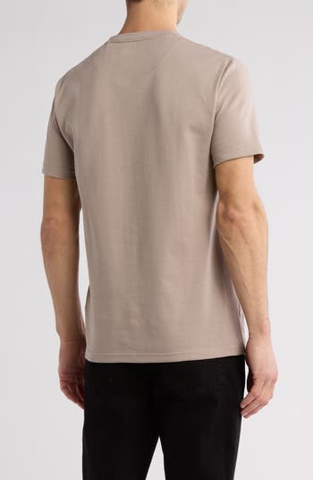 Textured Cotton Crewneck T-Shirt