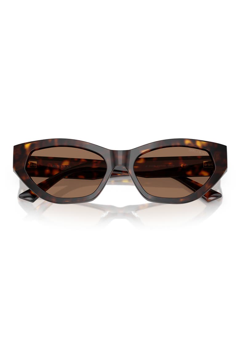 55mm Cat Eye Sunglasses, Alternate, color, HAVANA