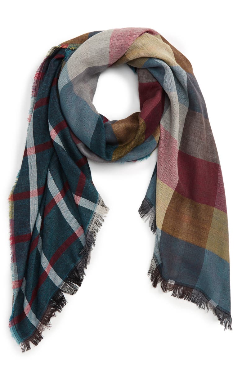 BP. Plaid Scarf, Main, color, 