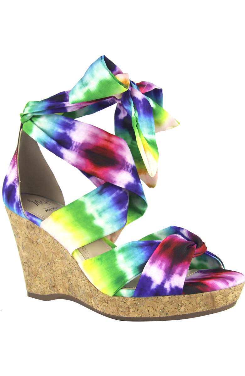 Impo Ozara Ankle Wrap Wedge Sandal, Main, color,