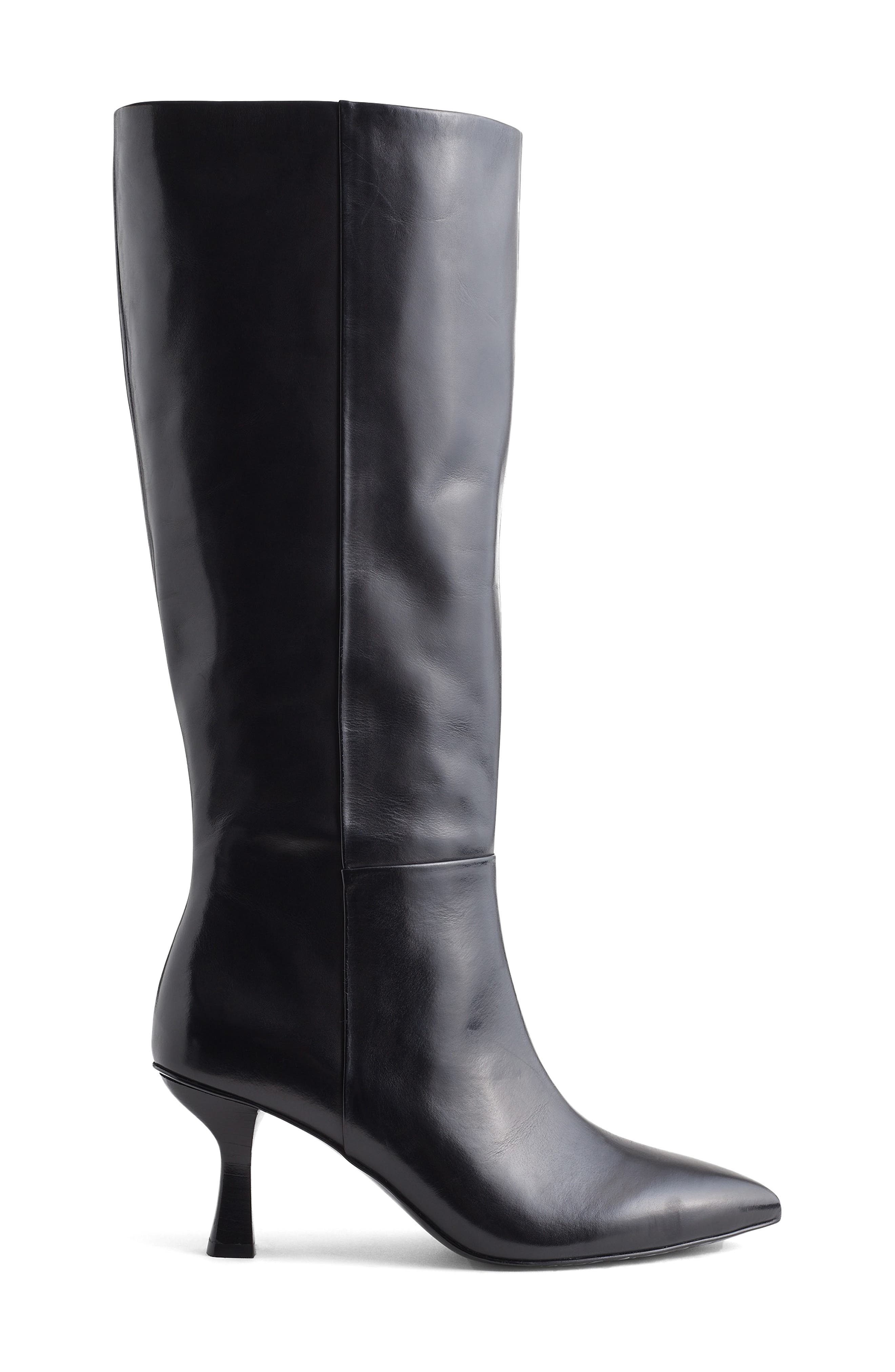 Madewell Justine Boot, Main, color, True Black