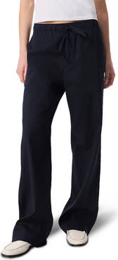 rag & bone Logan Drawstring Linen Blend Pants