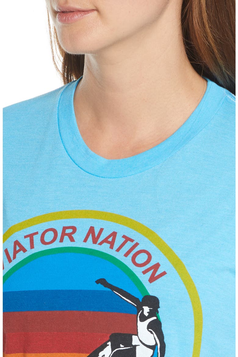 Graphic Tee, Alternate, color, NEON BLUE