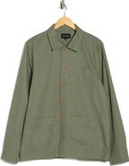 Lucky Brand Slubbed Cotton Twill Chore Coat