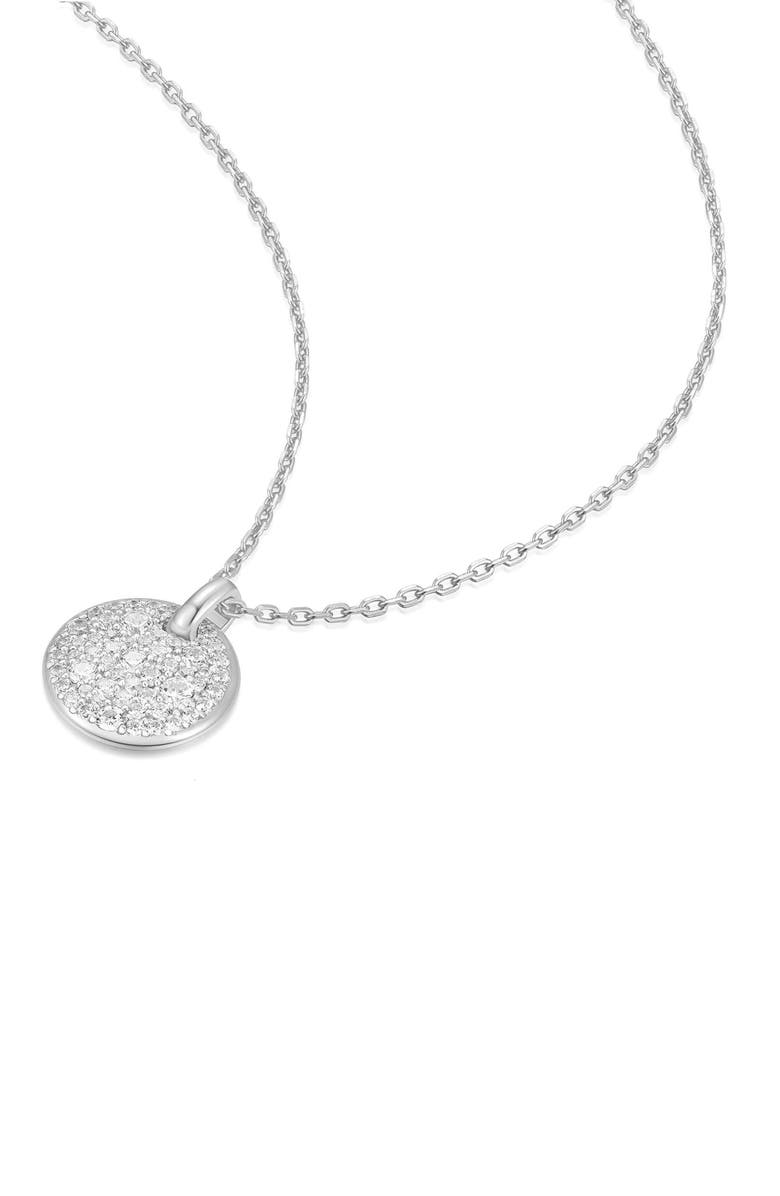 ANIA HAIE Pavé Disc Pendant Necklace, Alternate, color,