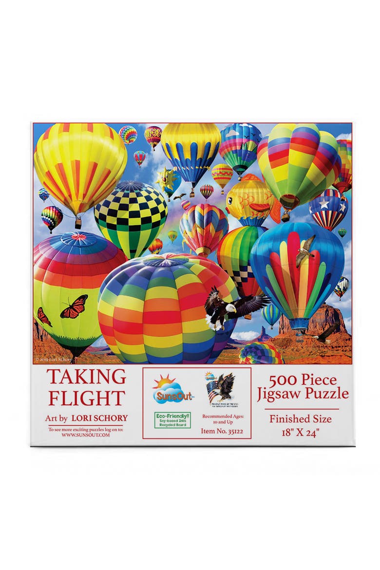 Taking Flight 500 piece Jigsaw Puzzle for Adults, Alternate, color, Multicolor