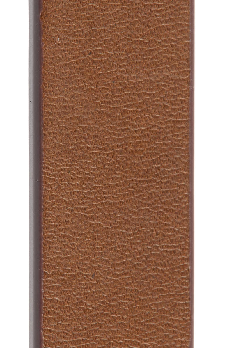 rag & bone Baby Rounded Rebound Leather Belt, Alternate, color, Chestnut