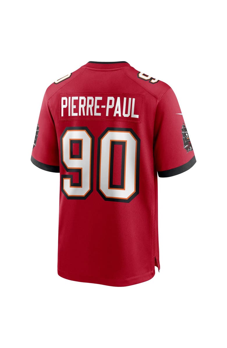 Nike Men's Nike Jason Pierre-Paul Red Tampa Bay Buccaneers Game Player Jersey, Alternate, color, 