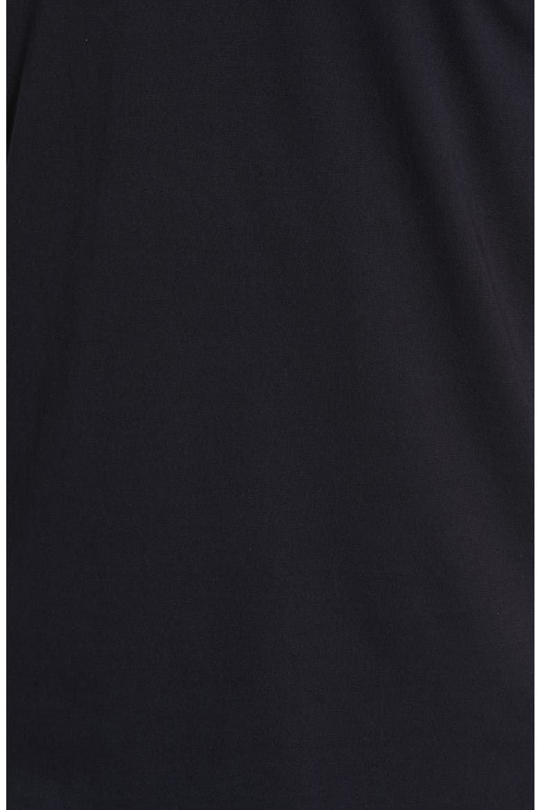 Living Cotton V-Neck T-Shirt, Alternate, color, BLACK