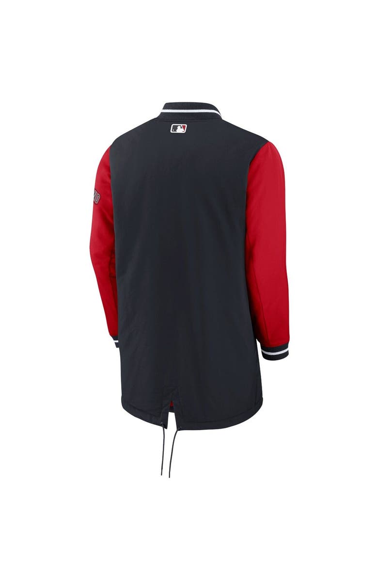 Nike Men's Nike Navy/Red Cleveland Guardians Authentic Collection Dugout Performance Full-Zip Jacket, Alternate, color, 