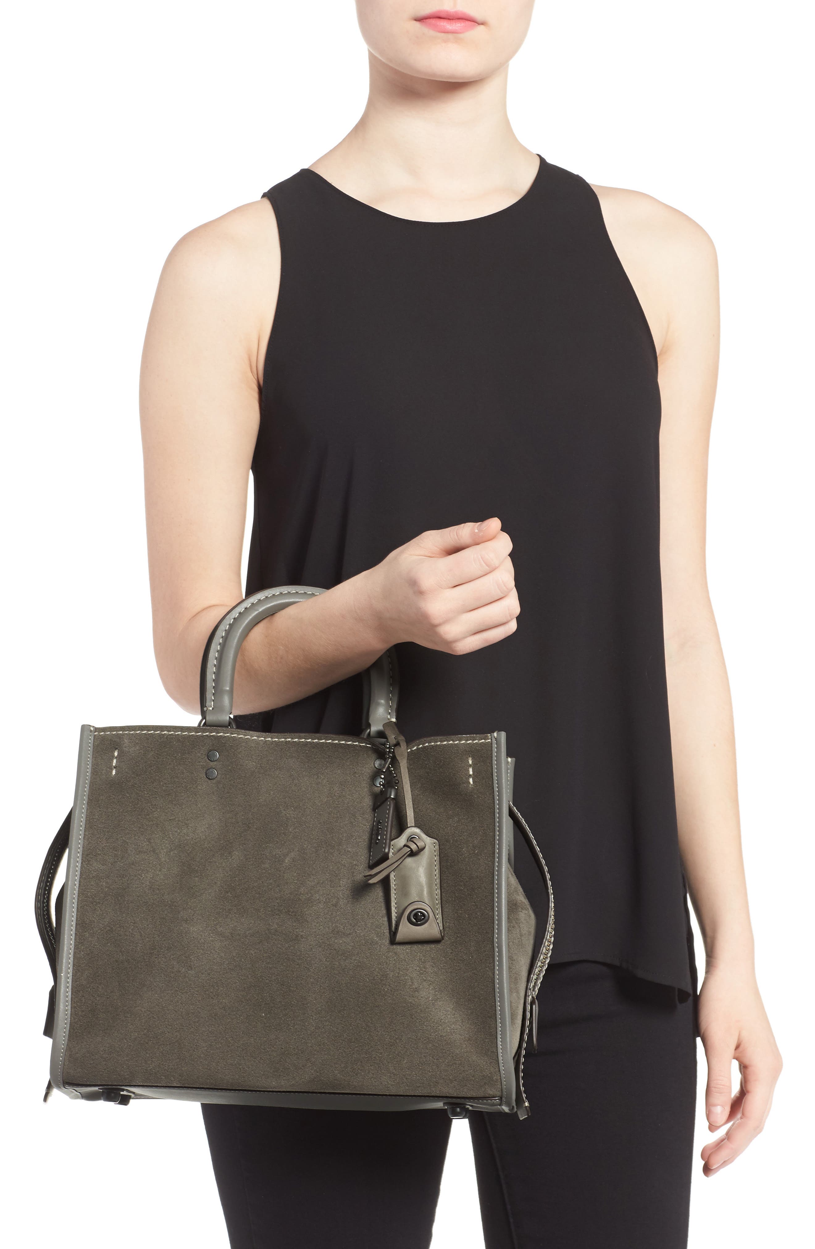 COACH 1941 'Rogue' Leather Satchel, Alternate, color, 