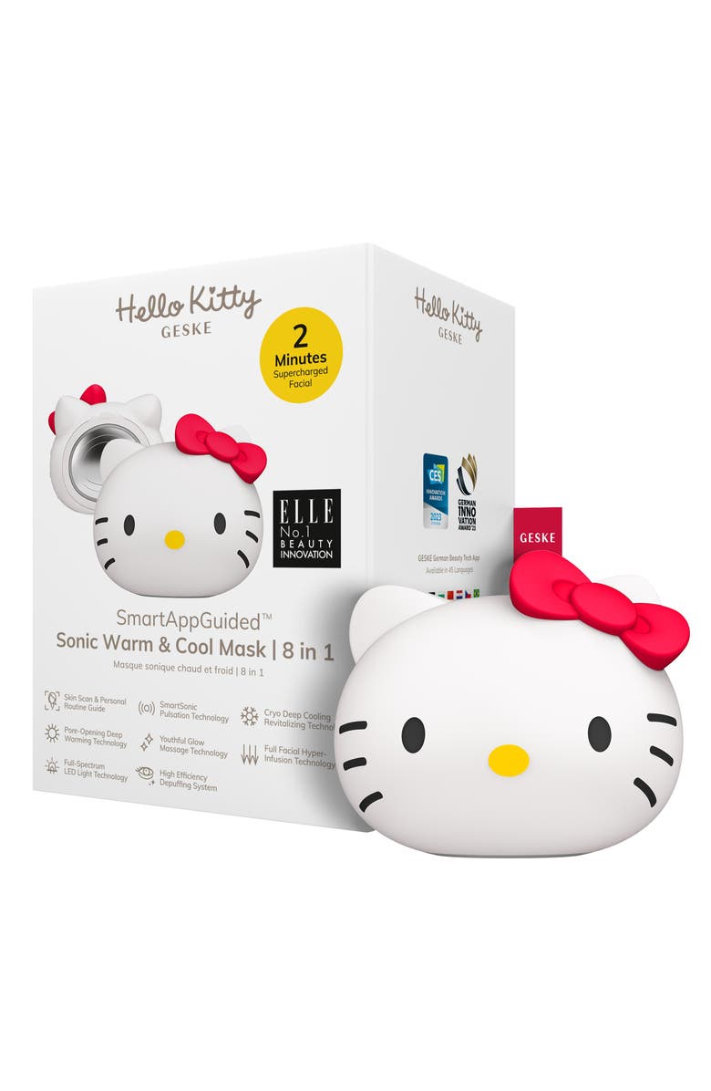 GESKE Hello Kitty SmartAppGuided Sonic Warm & Cool Mask | 8 in 1, Main, color, Hello Kitty Starlight