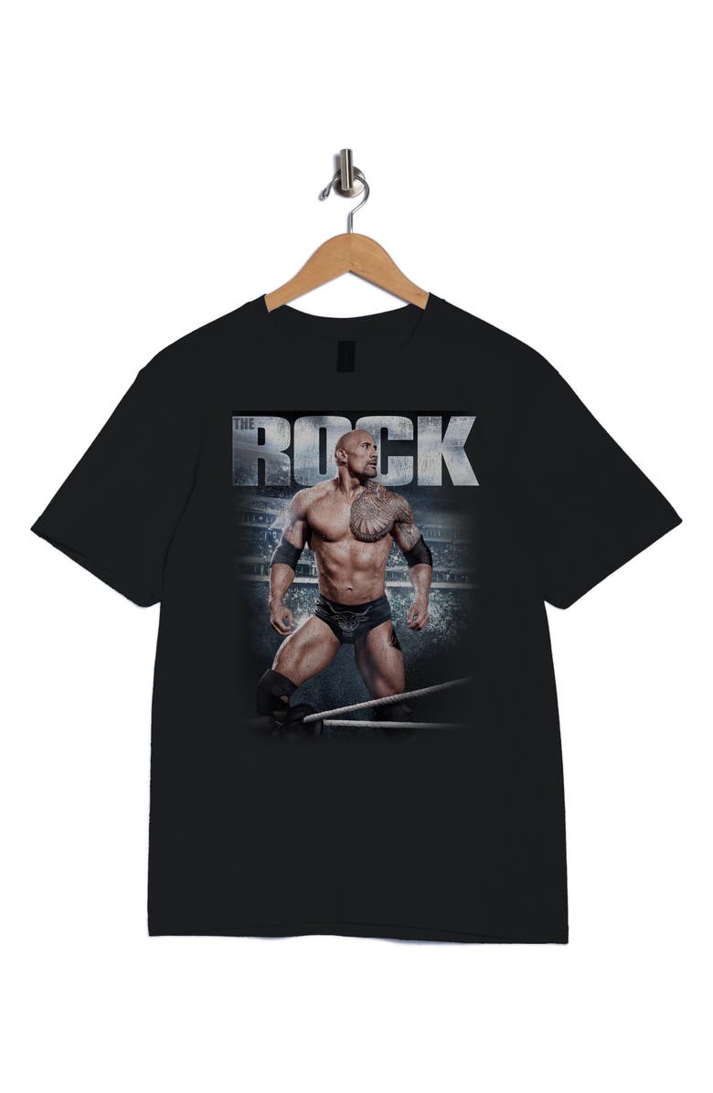 Monster Digital WWE The Rock Graphic T-Shirt, Alternate, color, Black