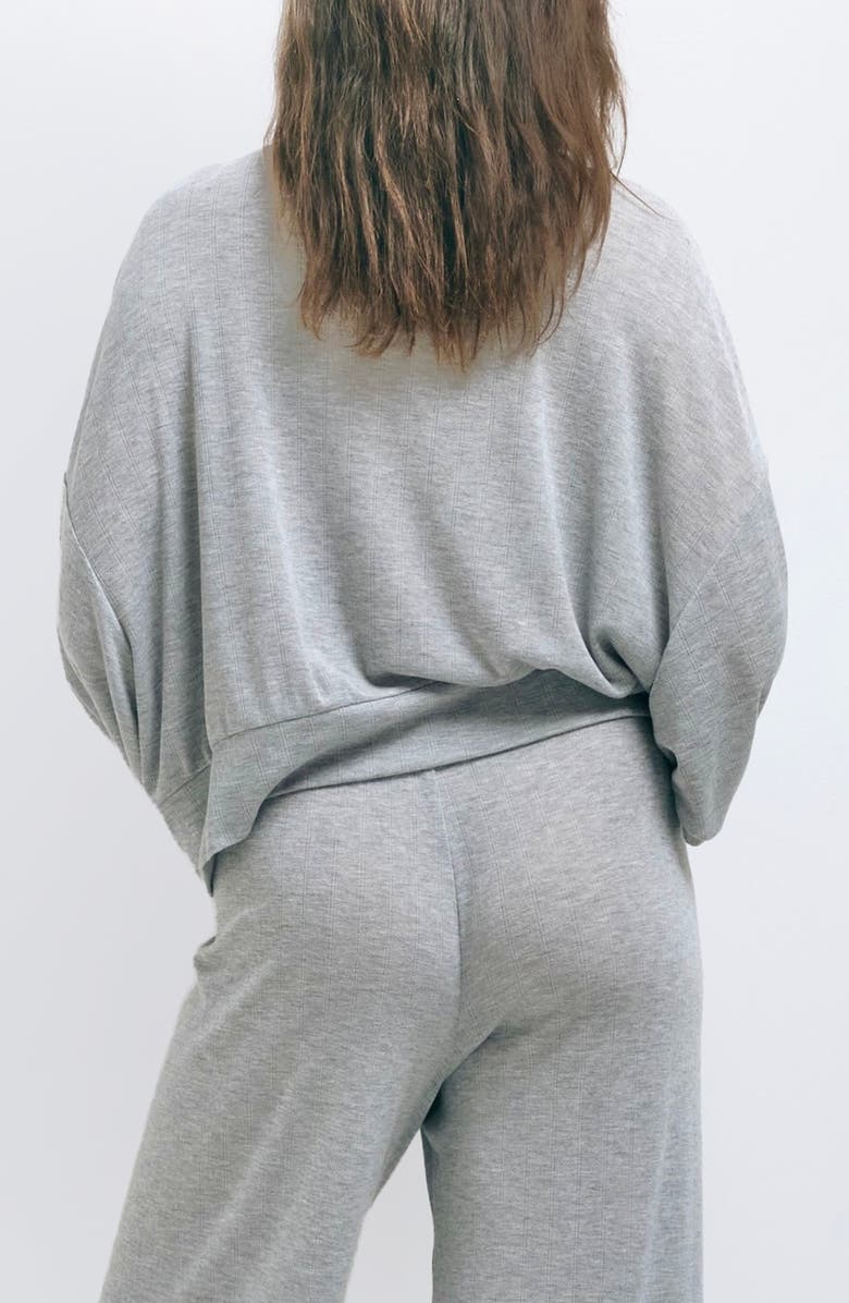 Andine Taia Antibes Pointelle Sweatshirt, Alternate, color, 