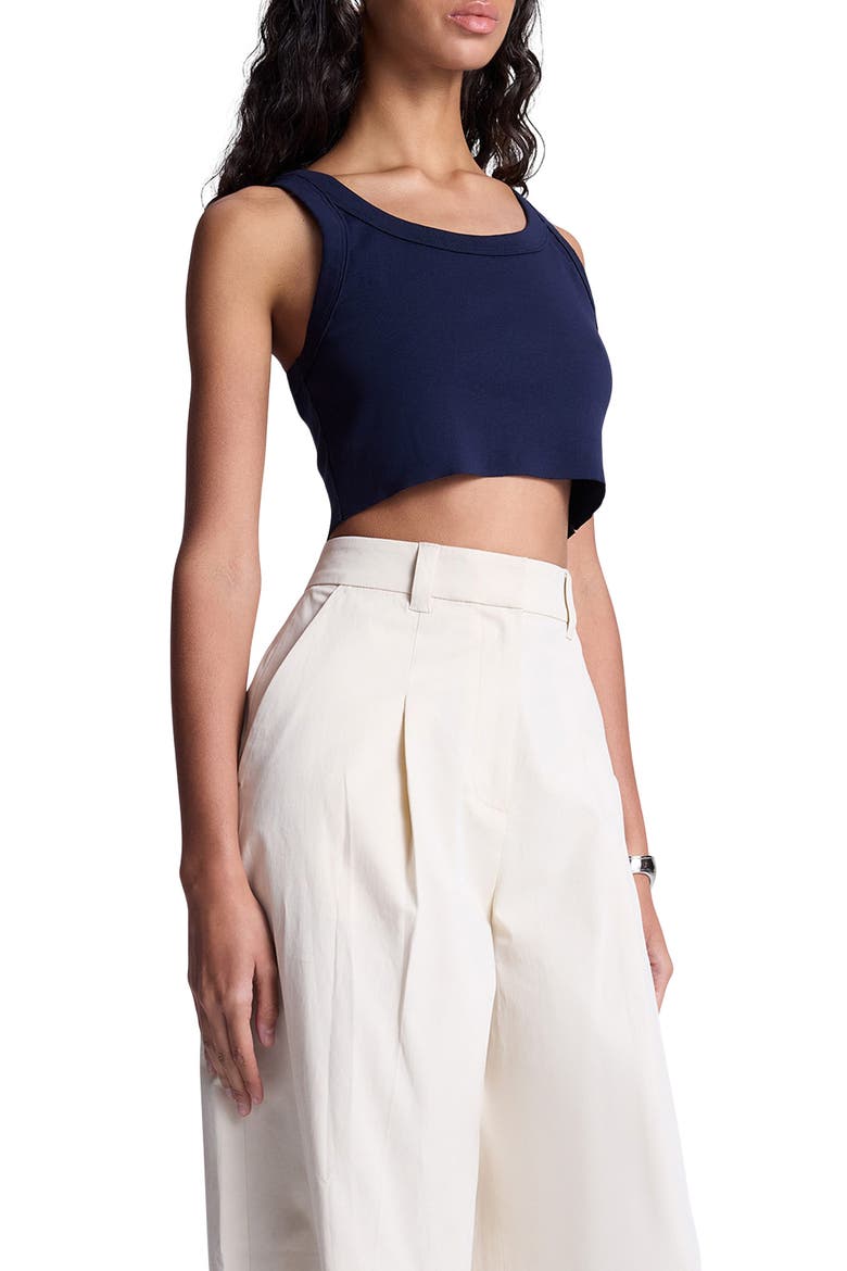 Halsey Crop Tank, Alternate, color, MARITIME NAVY