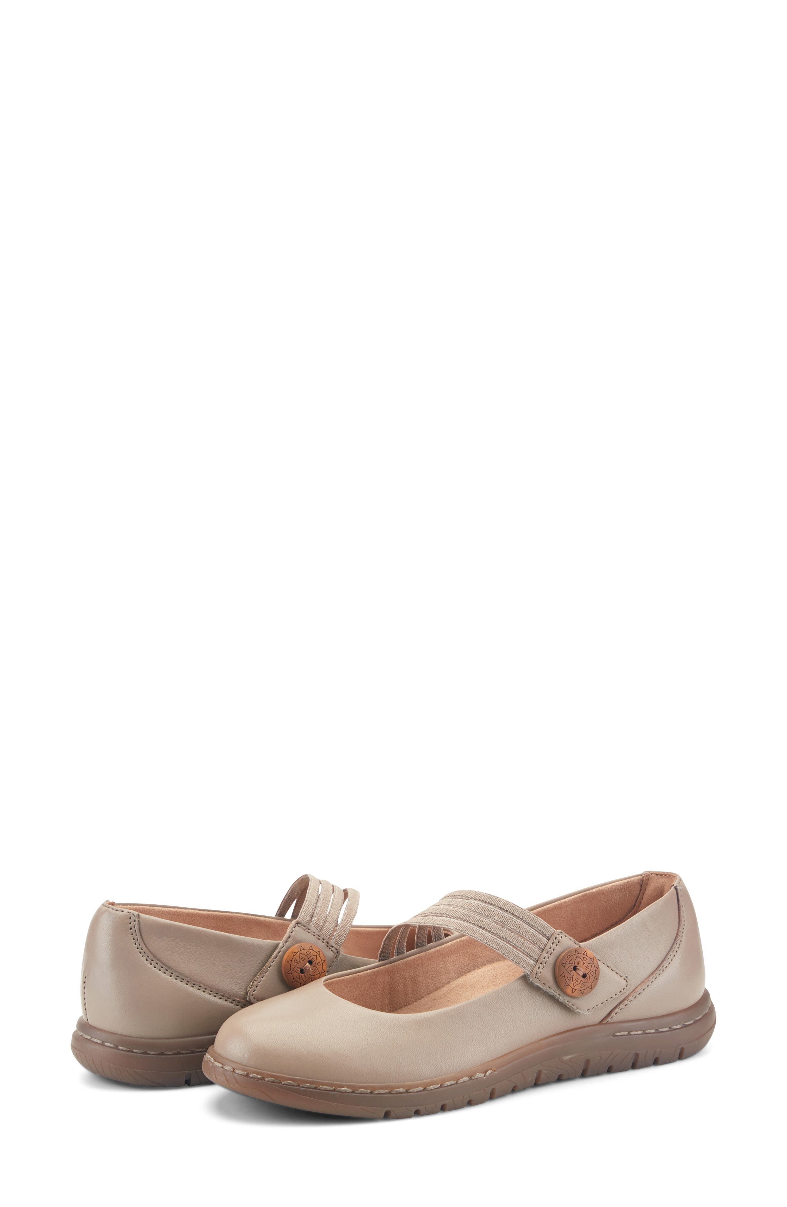 Vannie Leather Mary Jane Flat, Alternate, color, TAU01