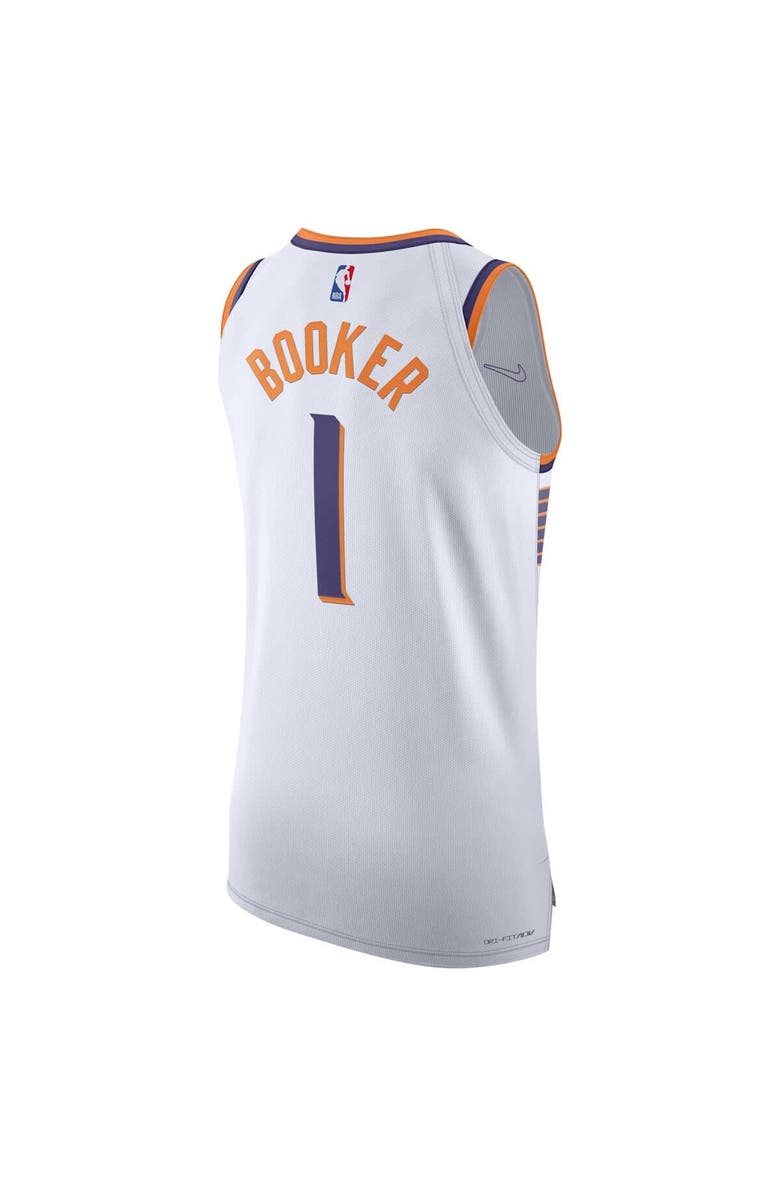 Nike Men's Nike Devin Booker White Phoenix Suns Authentic Jersey - Association Edition, Alternate, color, White