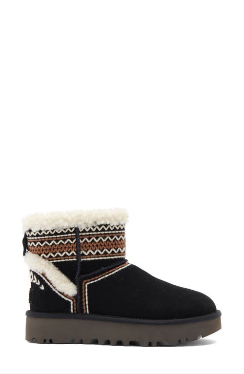 Ugg Atherson Mini Boots Round Toe In Animal Print