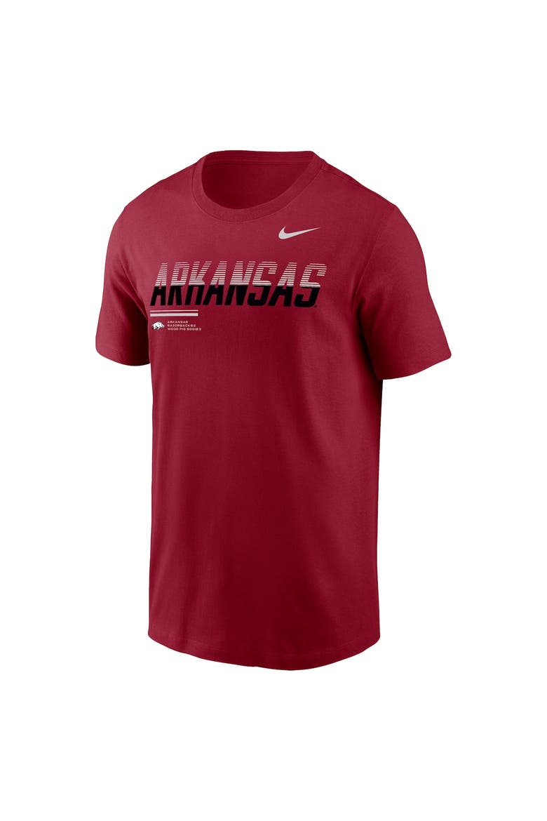 Men's Nike Cardinal Arkansas Razorbacks 2026 Sideline Wordmark Legend Dri-FIT T-Shirt, Alternate, color, Cardinal