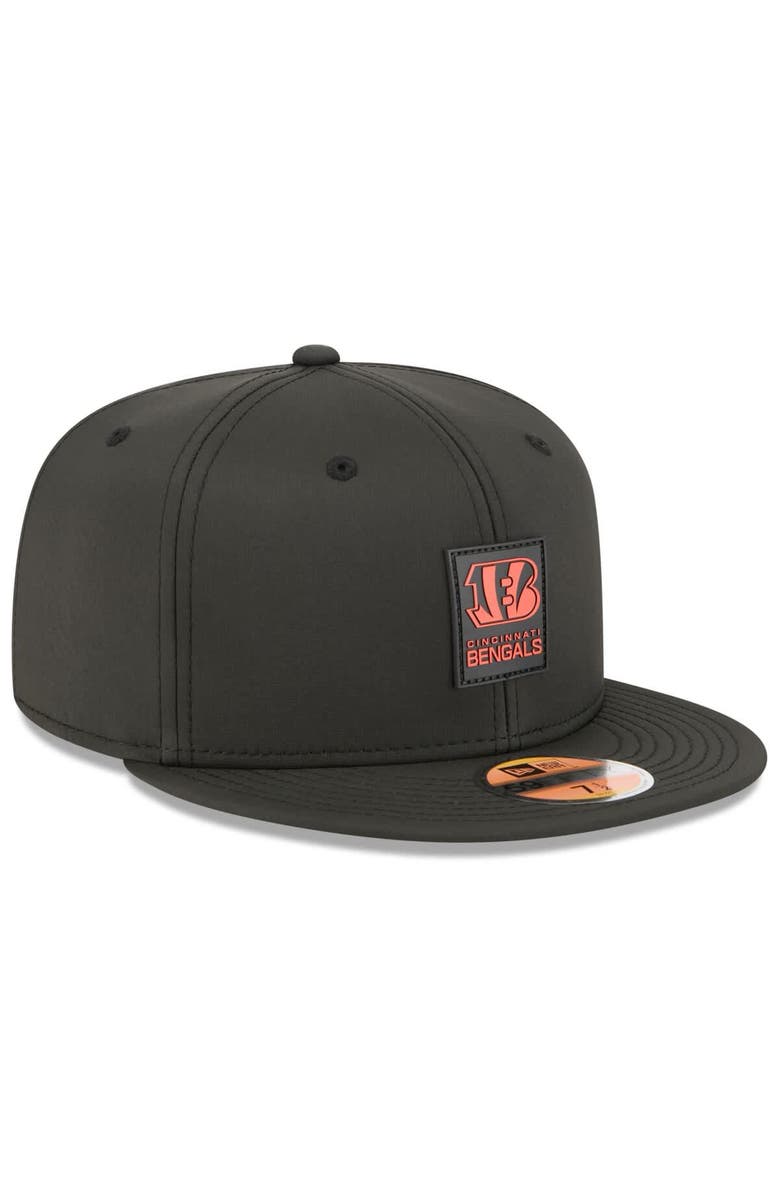 New Era Men's New Era Black Cincinnati Bengals 2025 Sideline 59FIFTY Fitted Hat, Alternate, color, Black