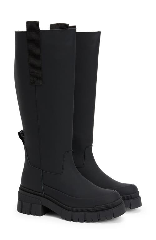 Barbour Saidie Knee High Boot In Black