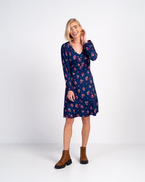 Printed Jersey Dress