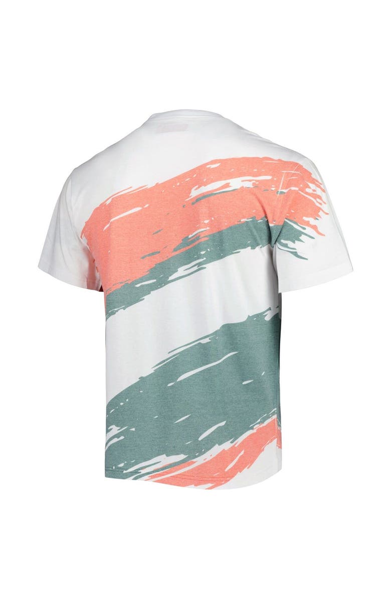 Mitchell & Ness Men's Mitchell & Ness White Florida A&M Rattlers Paintbrush Sublimated T-Shirt, Alternate, color,