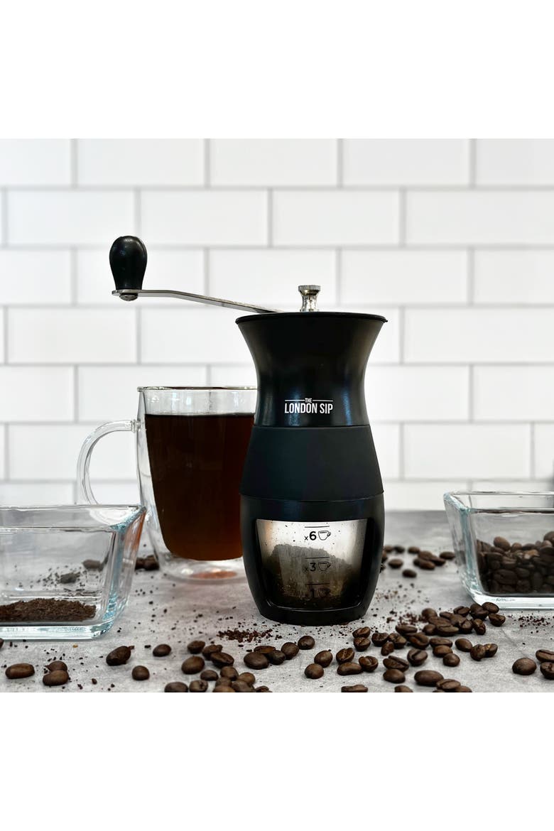 Manual Coffee Grinder, Alternate, color, Black