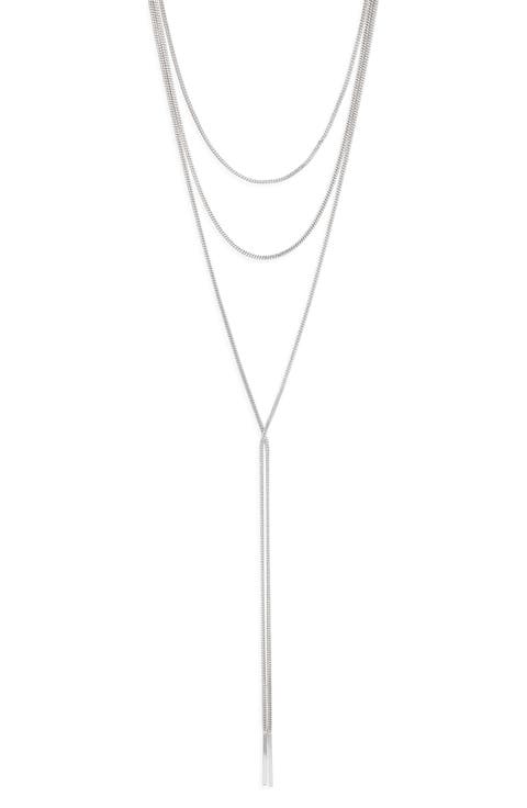 Snake Chain Layered Y-Necklace
