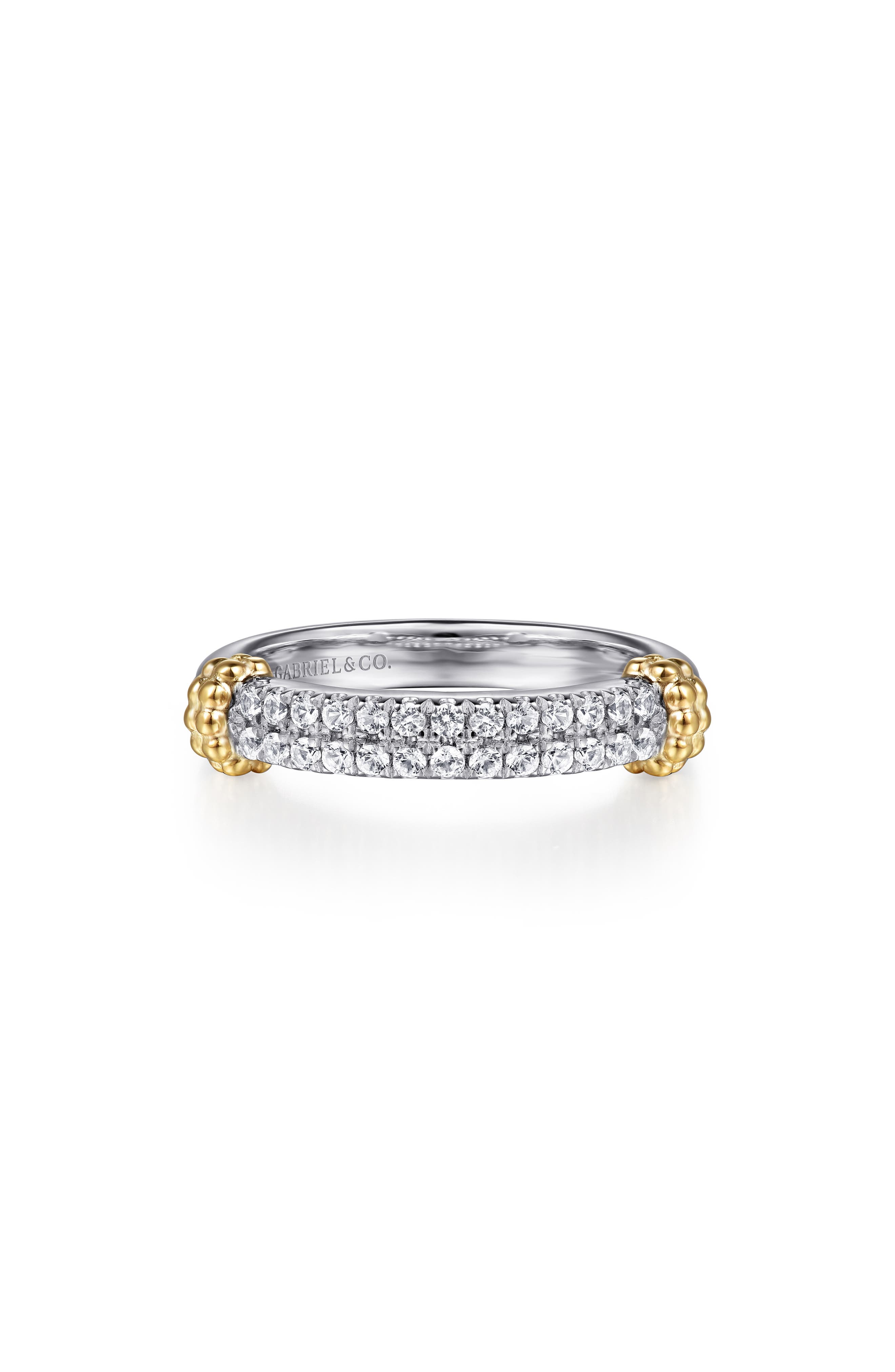 selected SILVER/ 14K YELLOW GOLD