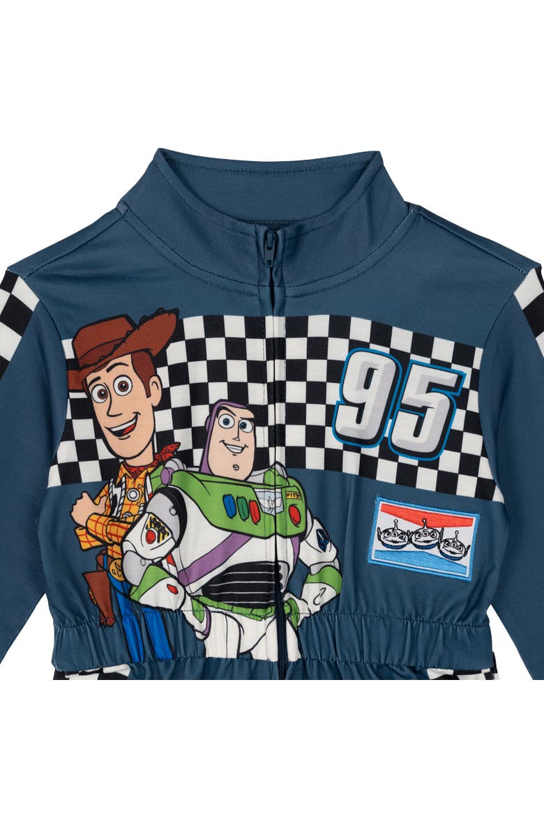 Toy Story Racing Cosplay One Piece Coverall, Alternate, color, Woody Buzz Navy Blue