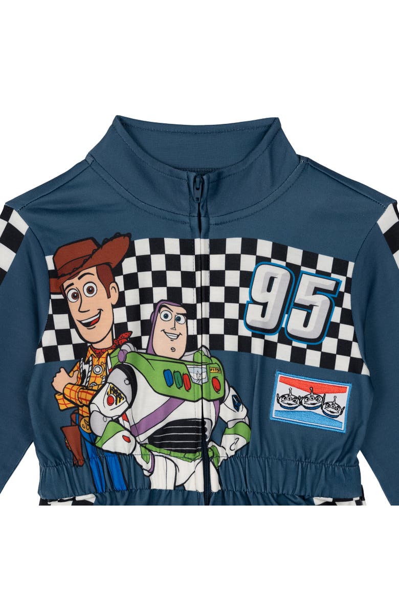 Disney Toy Story Racing Cosplay One Piece Coverall, Alternate, color, Woody Buzz Navy Blue