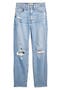 Ripped High Waist Mom Jeans
