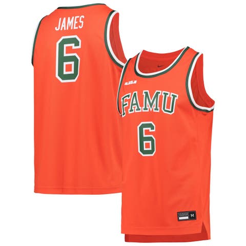 Men's Nike x LeBron James Orange Florida A&M Rattlers Replica Basketball Jersey
