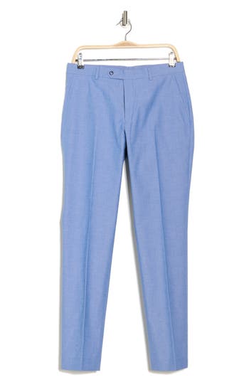 Tommy Hilfiger Solid Flat Front Suit Pants