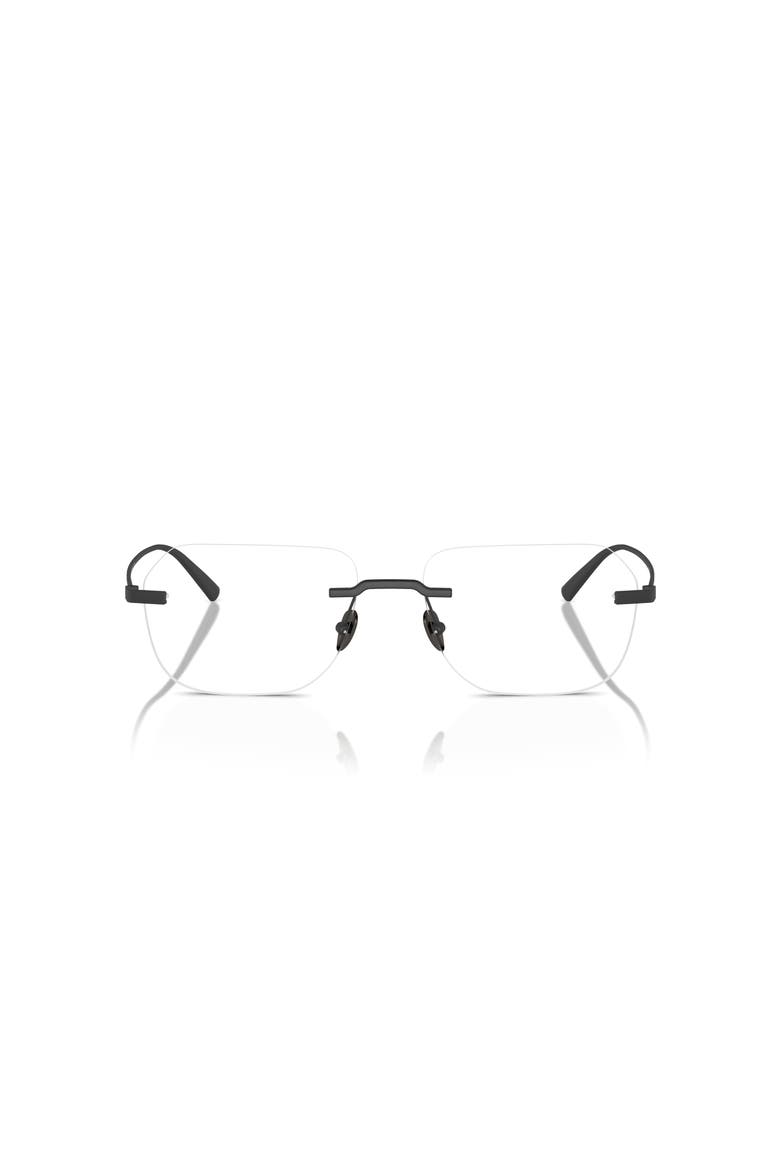 55mm Rectangle optical glasses, Alternate, color, Black
