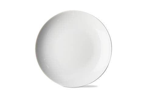 Whiteware Porcelain Dishwasher Safe Salad Plate Set of 4