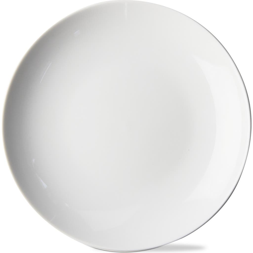 Tag Whiteware Porcelain Dishwasher Safe Salad Plate Set Of 4 In White