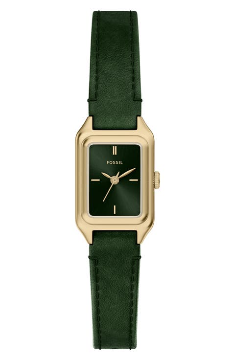 Raquel Mini Leather Strap Watch