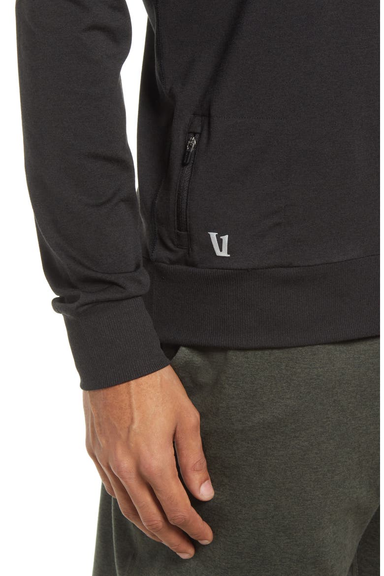 Ponto Performance Crew Pullover, Alternate, color, BLACK HEATHER
