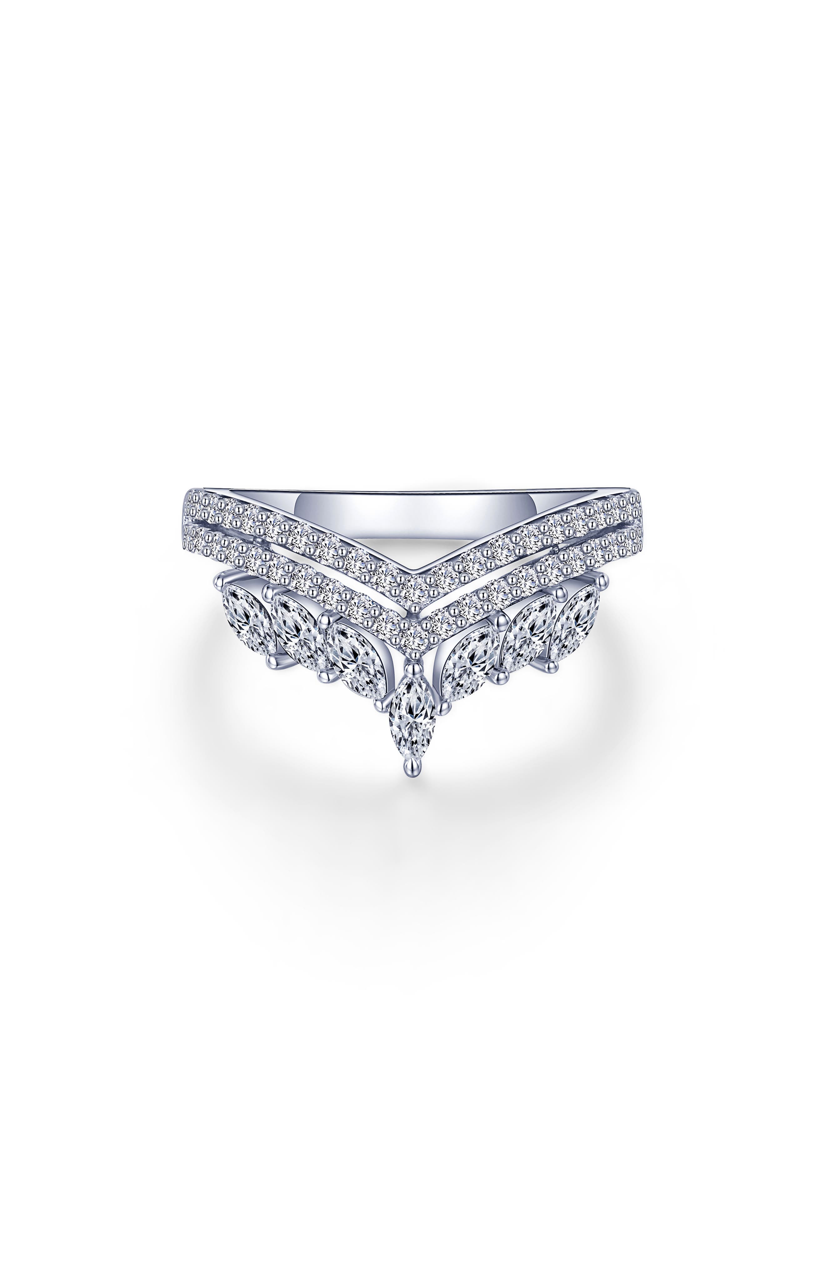 Lafonn Simulated Diamond Crown Ring