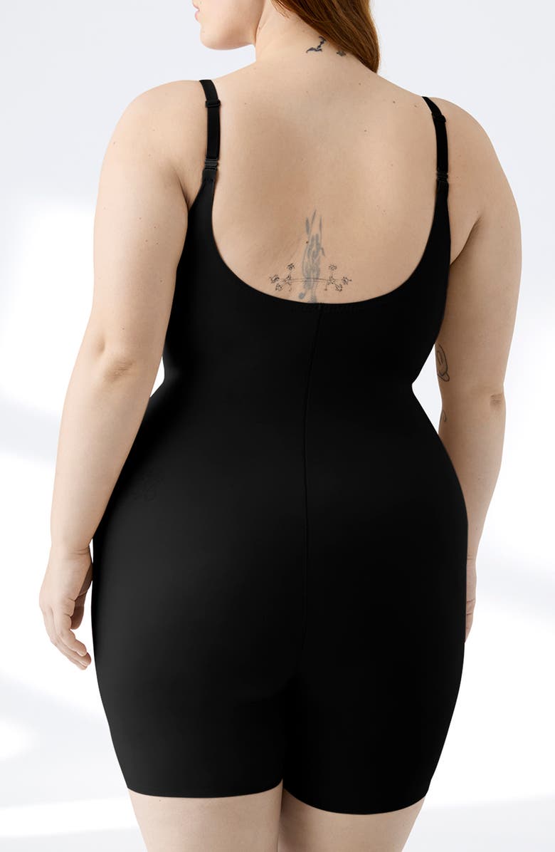 True & Co True Body Every Day Smoothing Romper, Alternate, color, Black