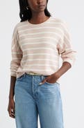 Caslon® Long Sleeve Waffle Knit T-Shirt